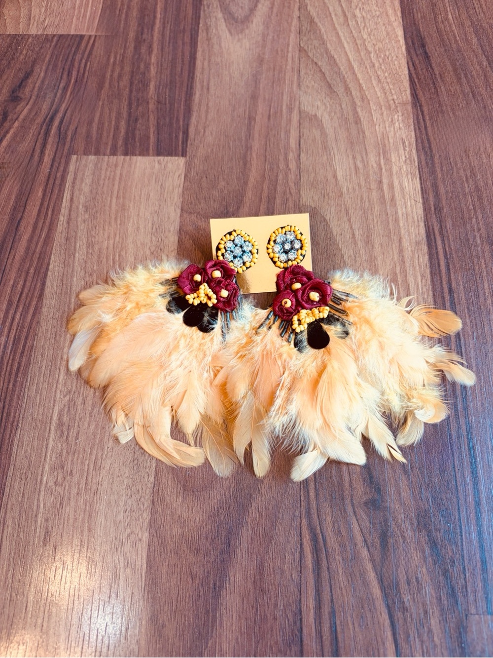 Bold statement earrings